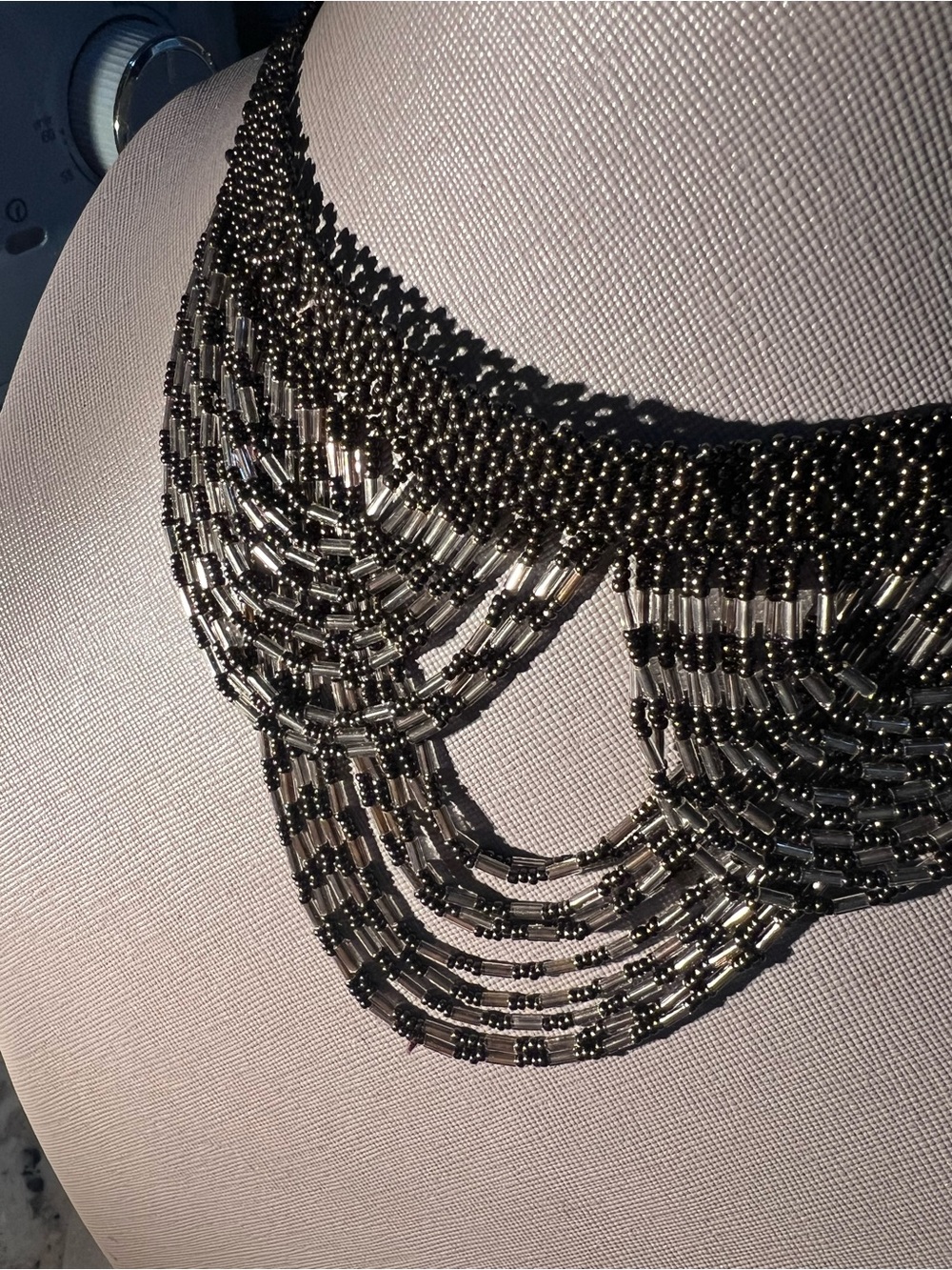 Gorgeous Flawless! Beaded Statement Necklace - Elegant Multi-Strand Collar